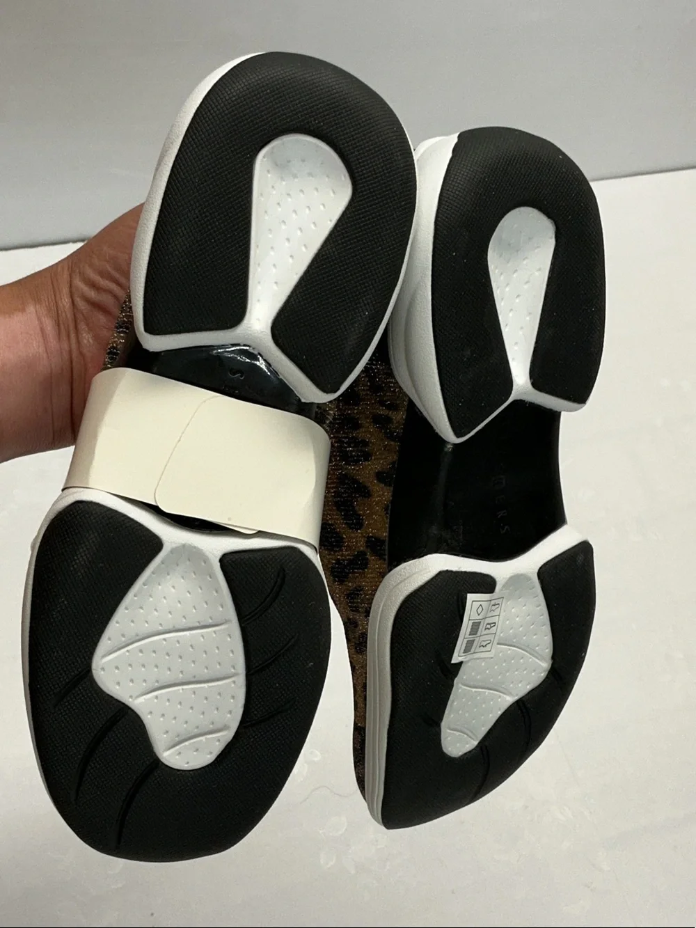 Skechers Kids Leopard Print Slip-On Sneakers - Brown and Black